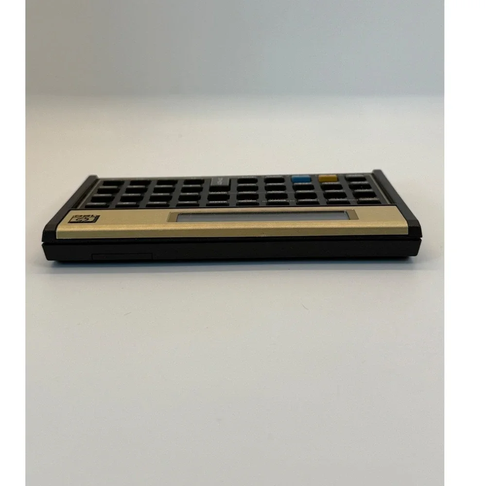 VTG HP 12C Financial‎ Calculator Black Gold Edition RPN Business Tech w/Case